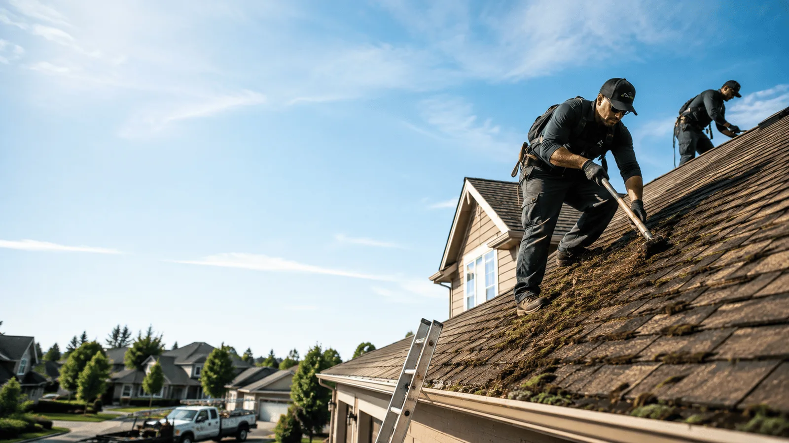 Roof Moss Removal in Wind Ridge, PA near me
